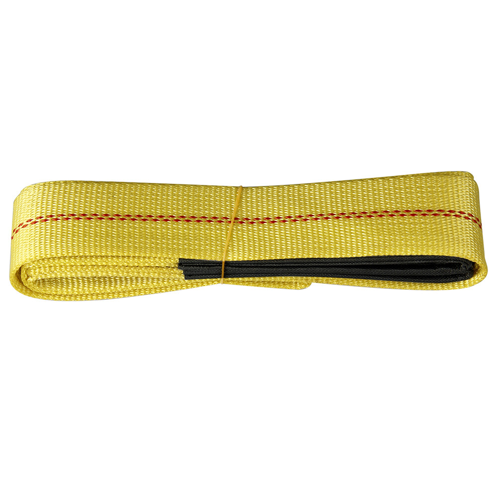 2" x 6’ Durable Performance Engineered Cargo and Load Lift Sling with Flat Loops