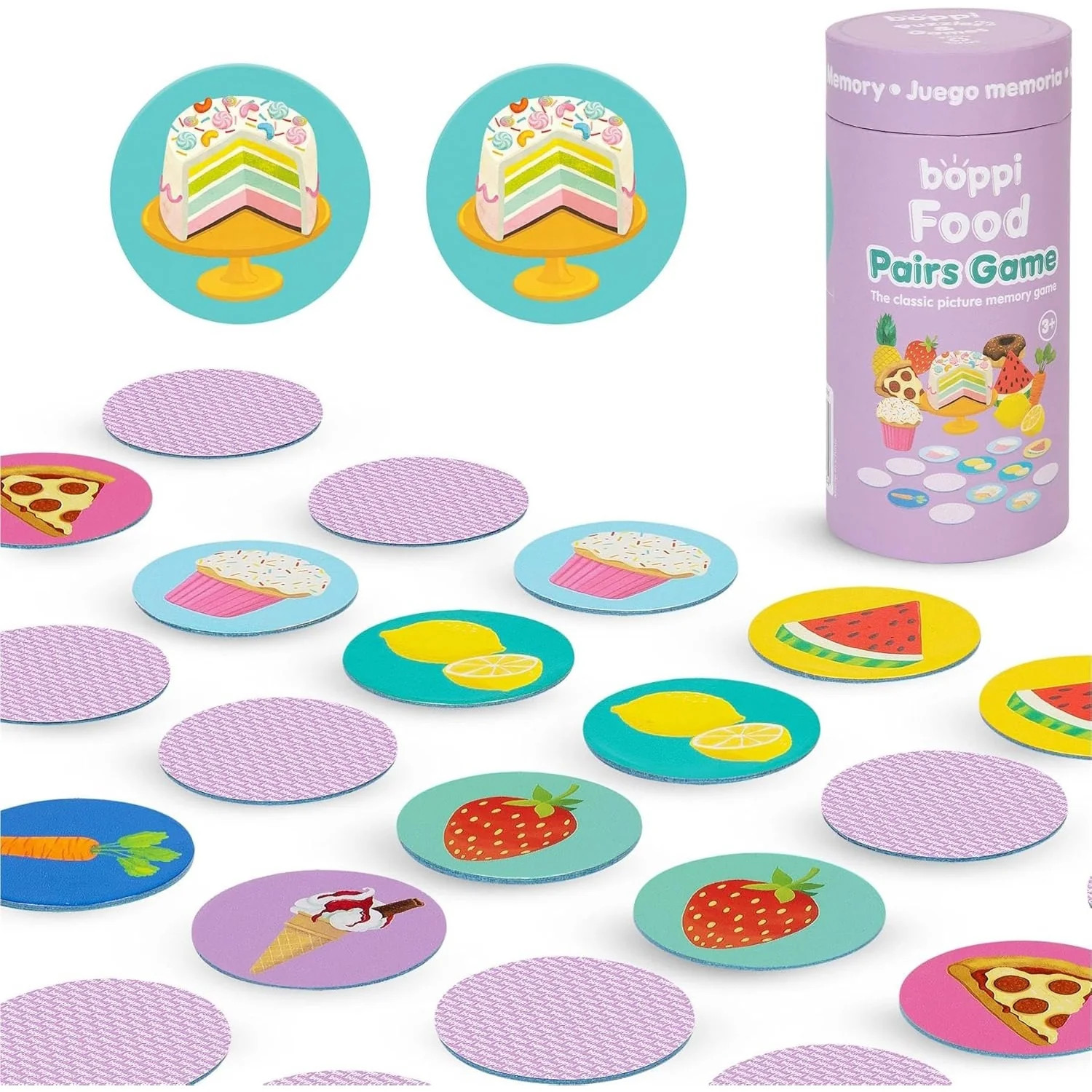 Boppi: Pairs Memory Game Food