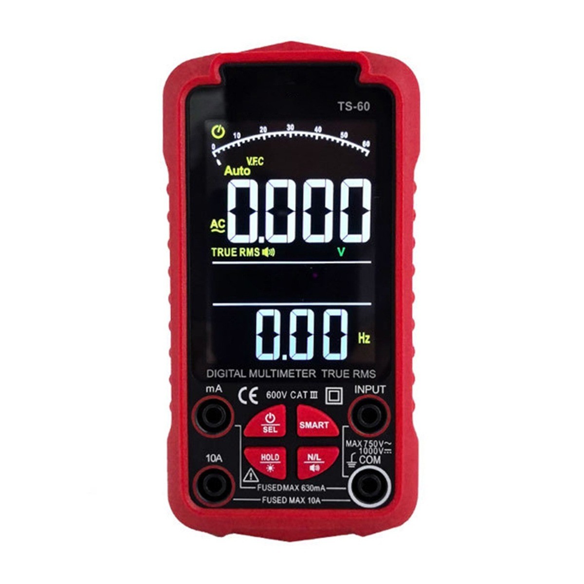 For Smart Digital Multimeter USB Rechargeable TRMS 6000 Counts ACDC Voltmeter