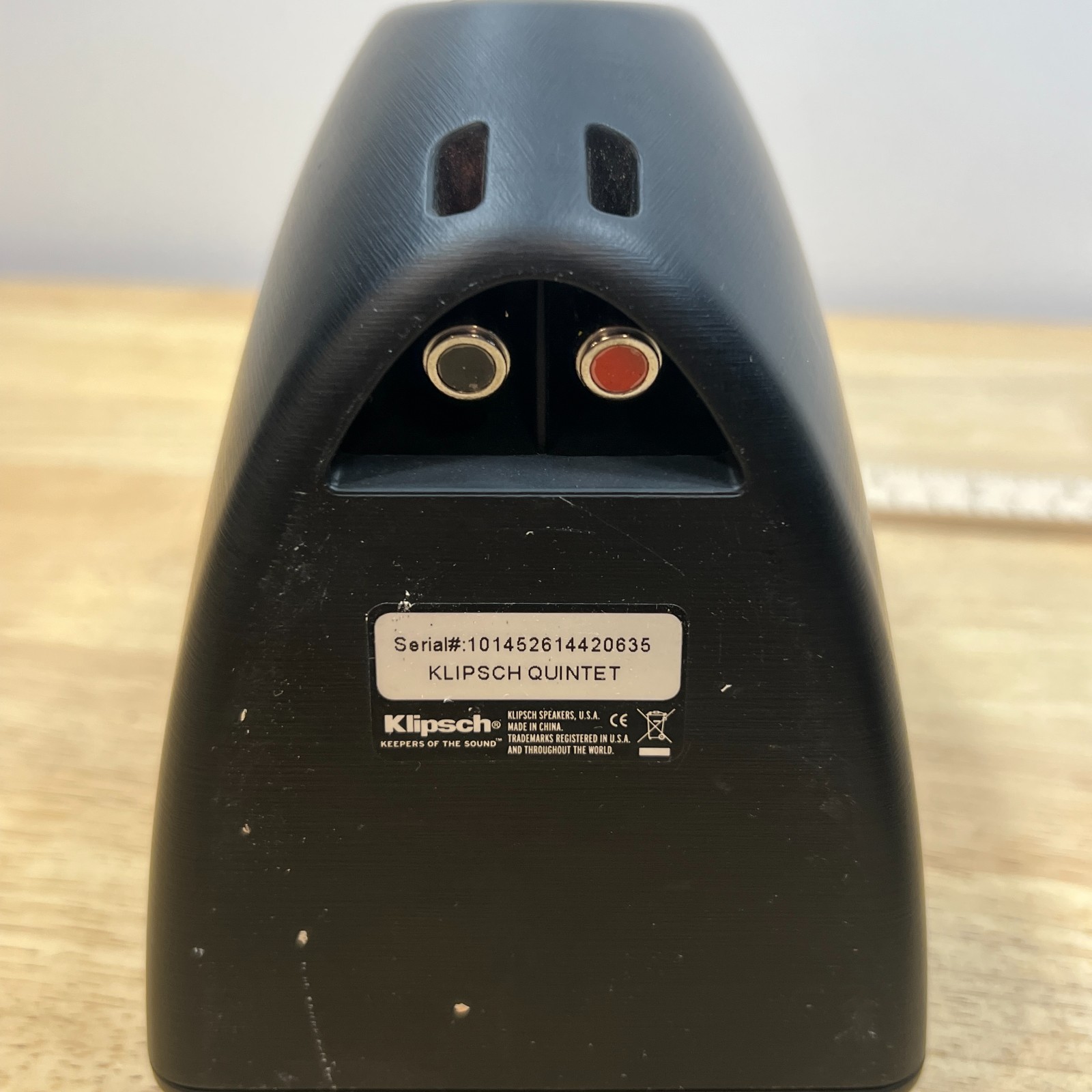 Klipsch Quintet V Satellite Speaker - Single Replacement - Black - 5th Gen