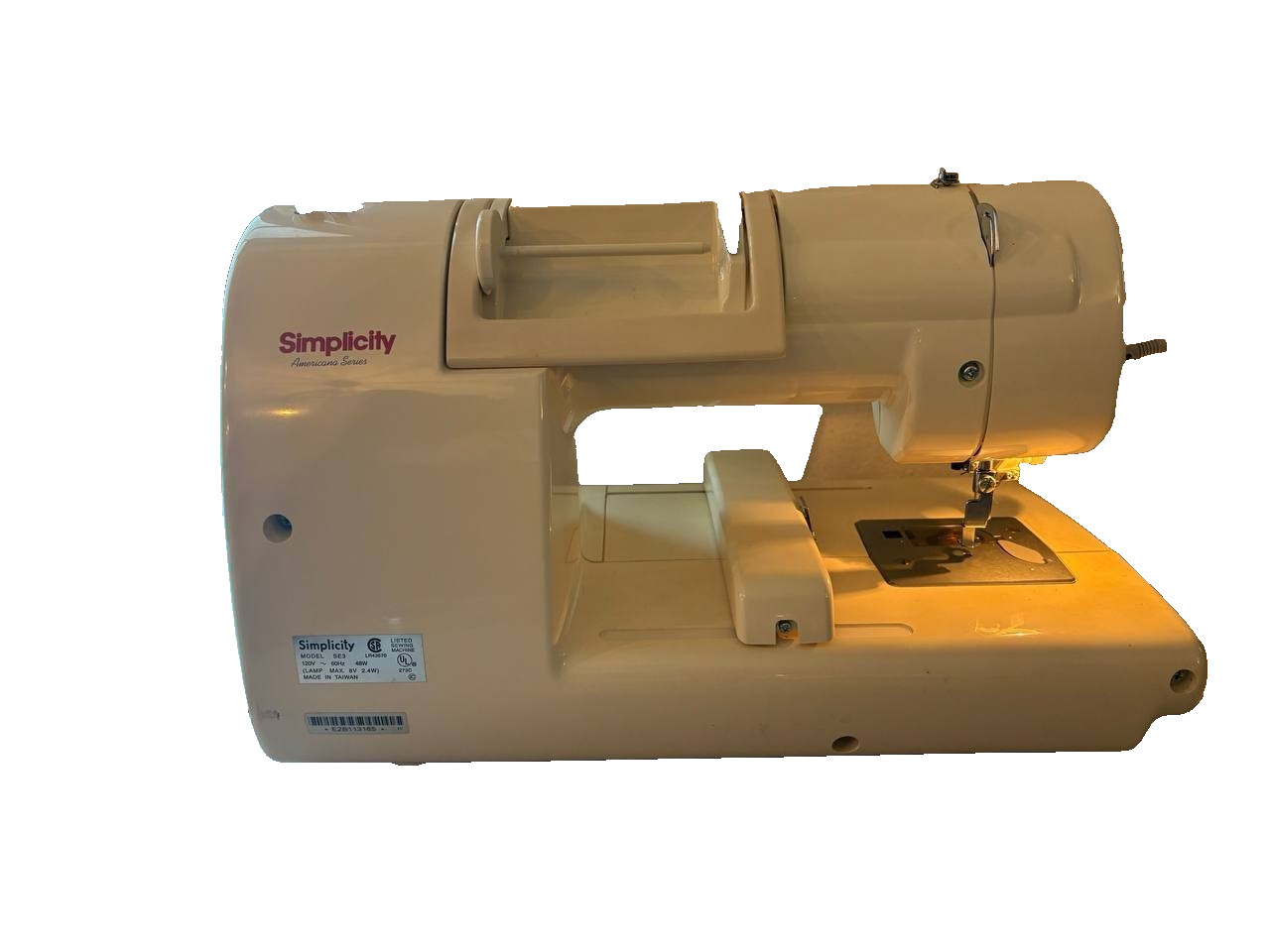 Simplicity SE3 Americana Computerized Embroidery Sewing Machine Brother w/ Manua