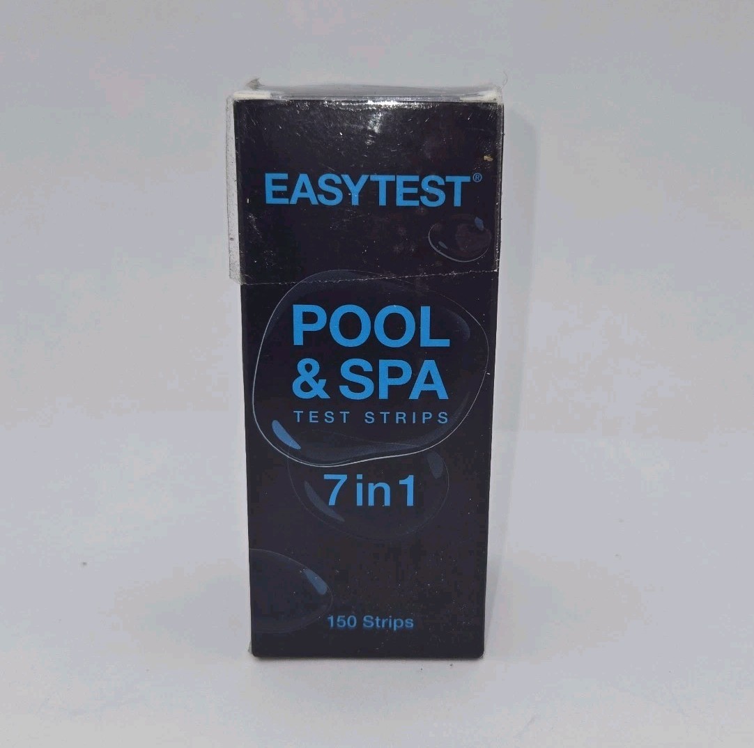 EASYTEST Pool and Spa Test Strips 150 Strips Pack for Hot Tub-Test Ph Total Alka