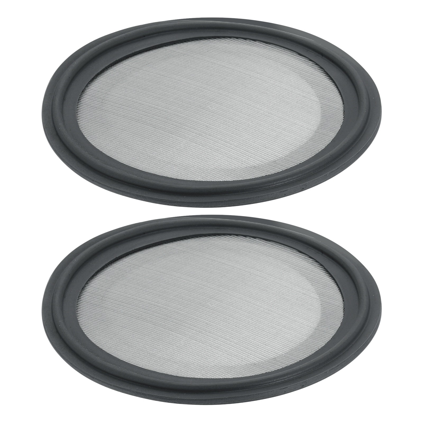 2Pcs 2.5'' FKM Sanitary Gasket, 200 Mesh Sanitary Filter Gasket, Grey