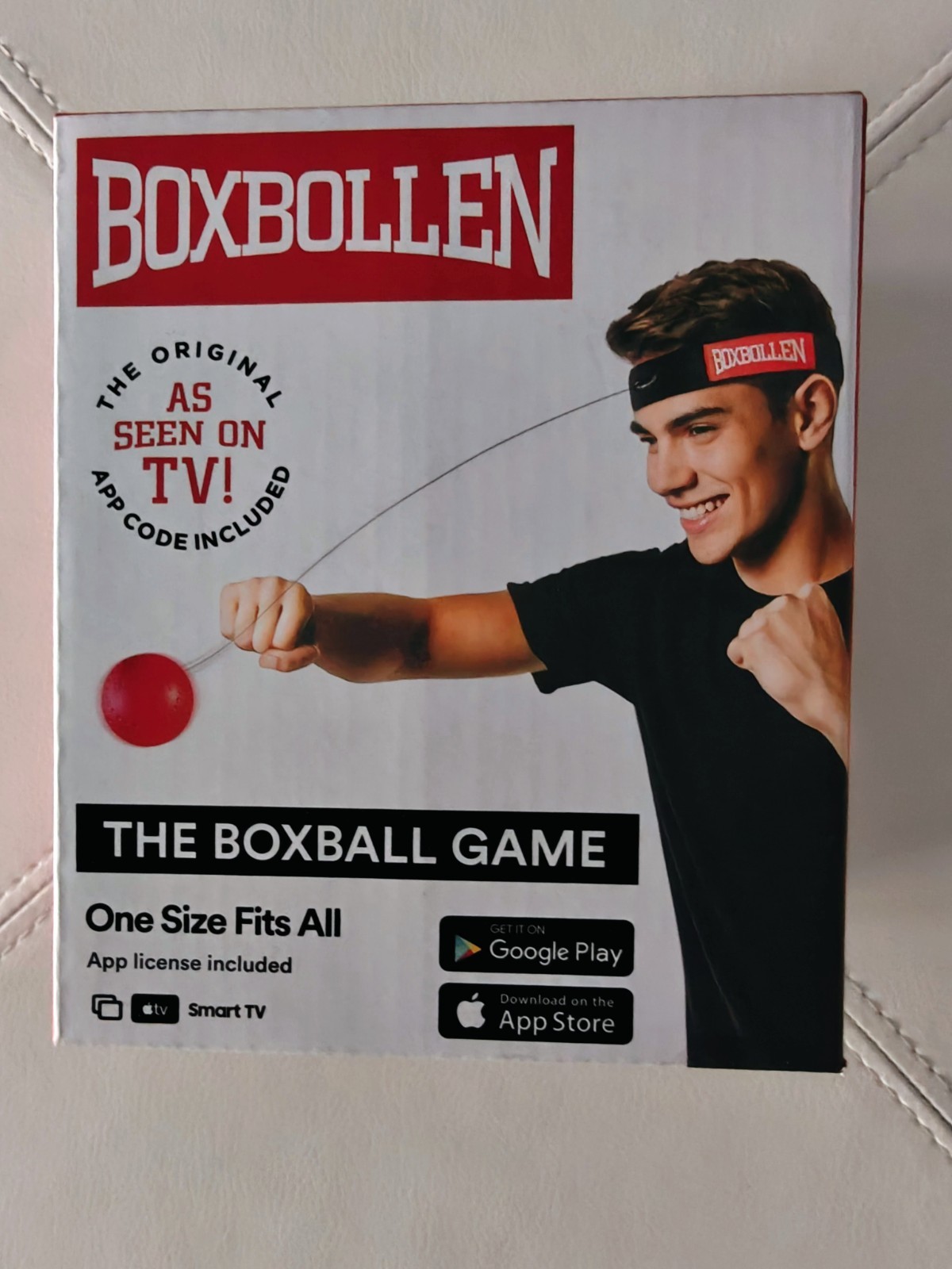 Boxbollen Boxball Reflex Punching Ball MMA Fitness Game Headband App Workout
