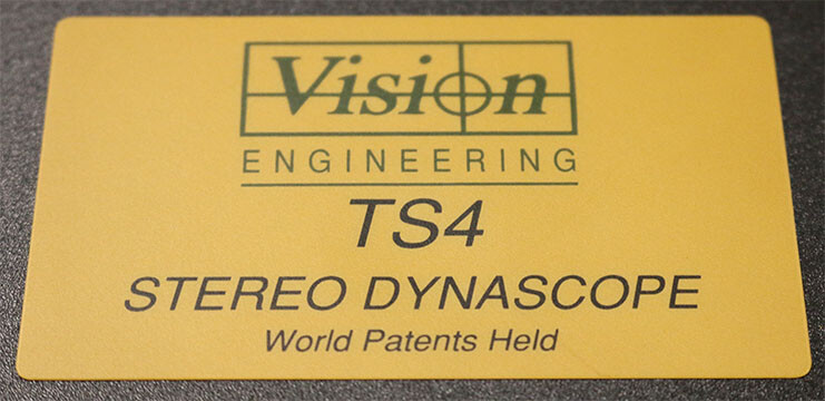 Vision Engineering TS4 Stereo Zoom Dynascope Microscope