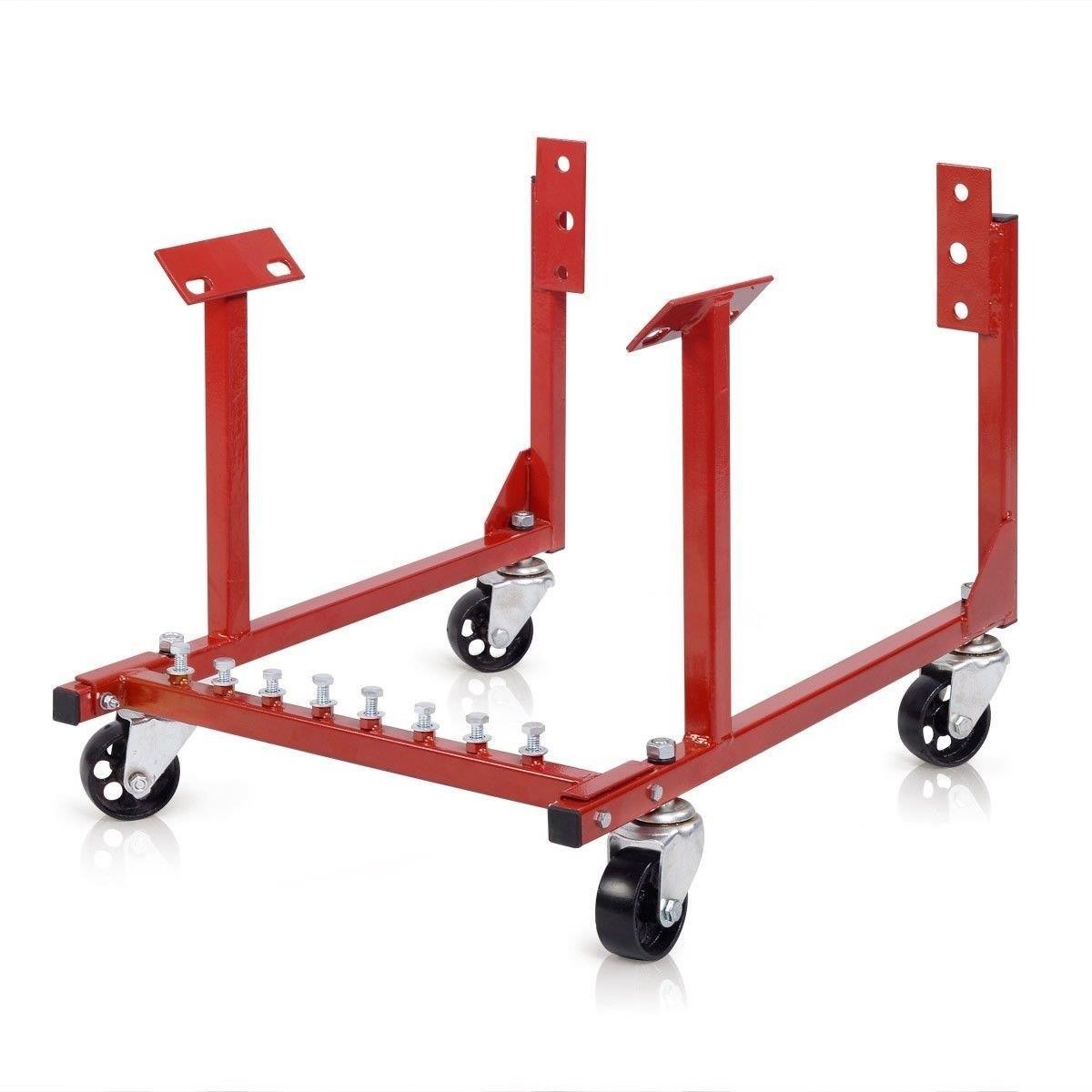 1 x Engine Cradle Stand for Chevy Chevrolet Dolly Mover Repair Rebuild w/Wheels