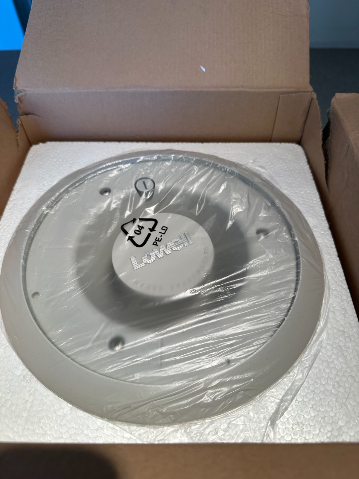 Lowell LUH-15T Unihorn Loudspeaker, Grey, Ceiling or Surface Mount, with XFMR