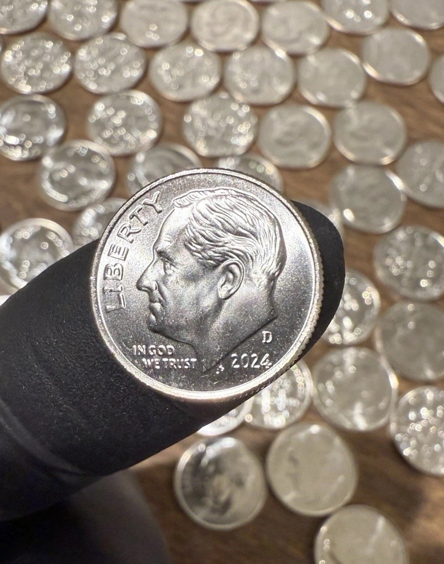 2024-D Roosevelt Dime Brilliant Uncirculated, Low Mintage, Free Shipping!