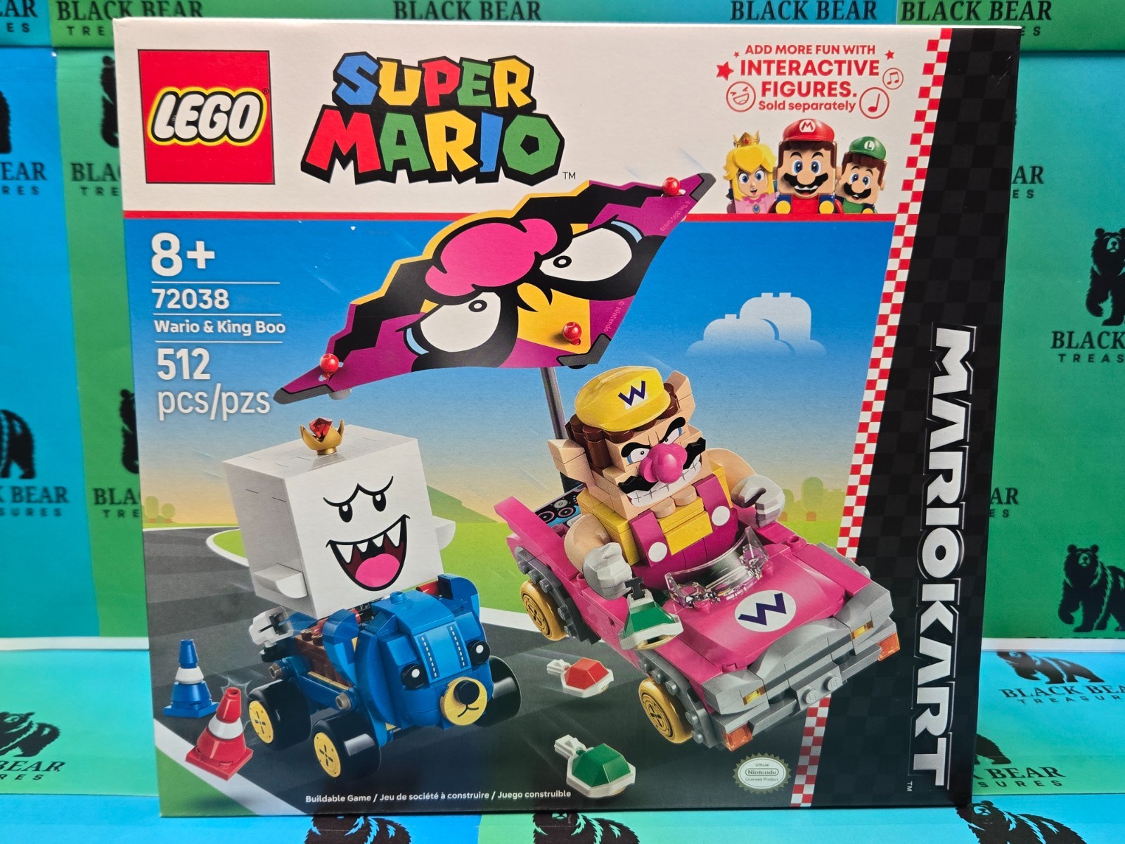 LEGO Super Mario Mario Kart - Wario & King Boo Set #72038 NEW