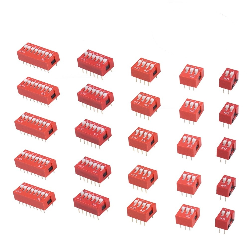 35pcs DIP Toggle Switch Slide Electronic Configuration Coding Switch for Circuit