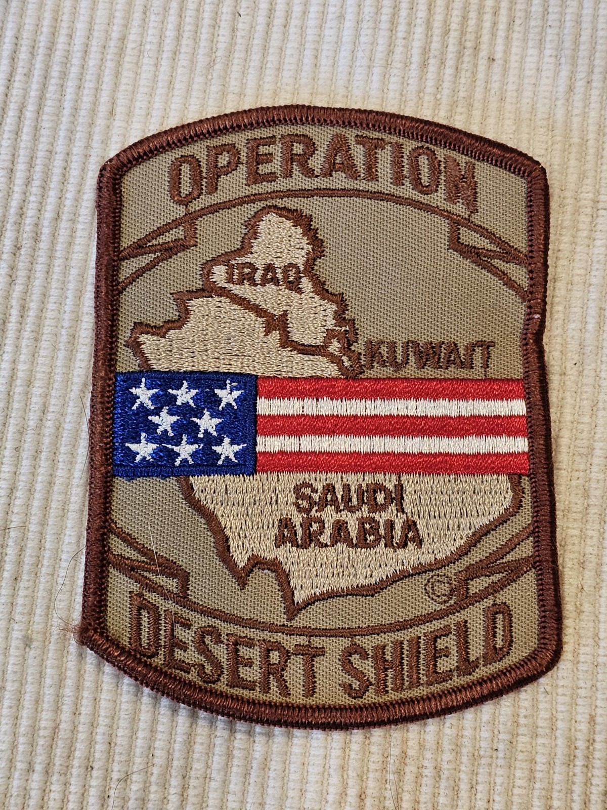 1991 US Army Marine Air Force Desert Shield Command Patch L@@K!!!