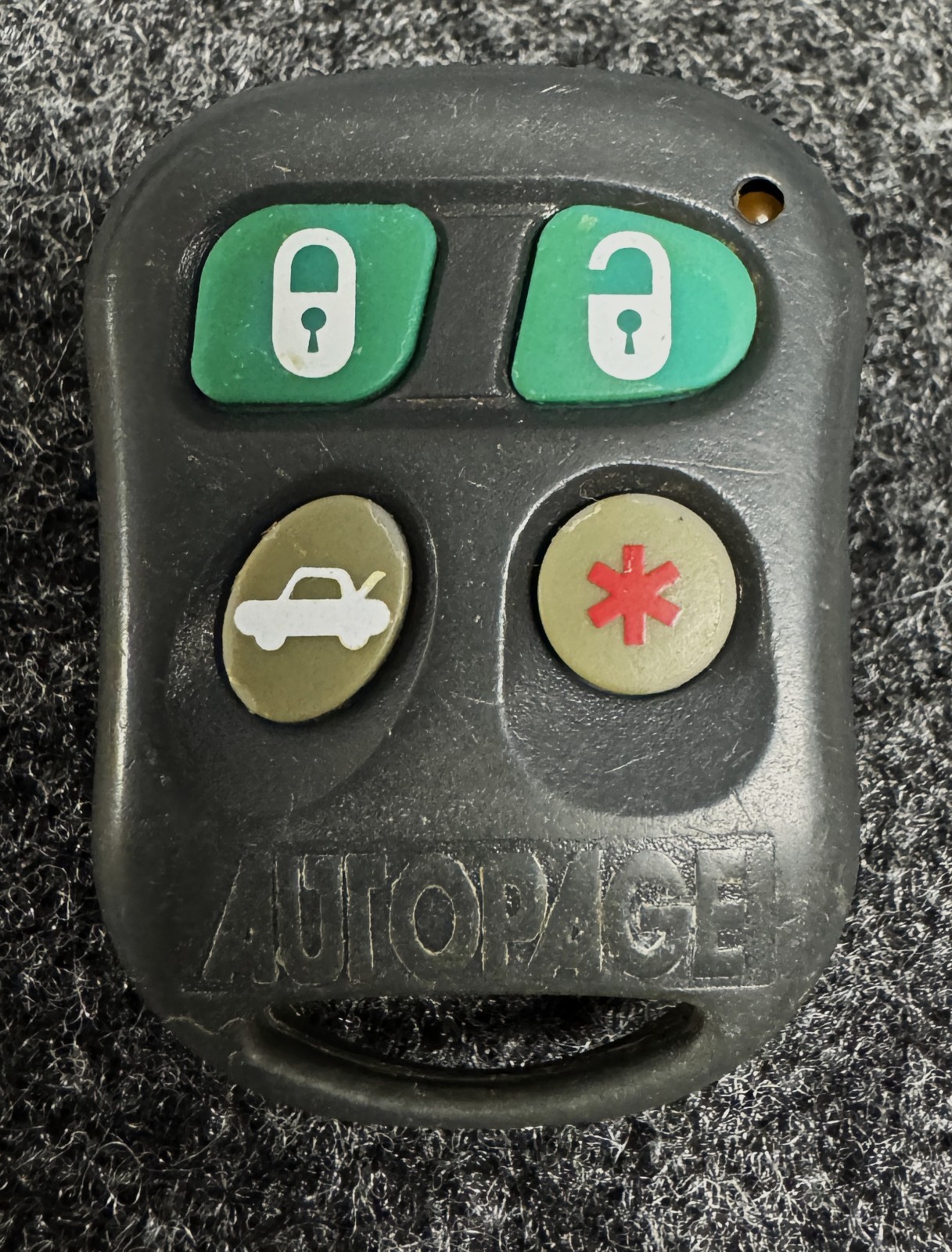 Autopage XT-59 B23AT67 Remote Control missing side button works tests good