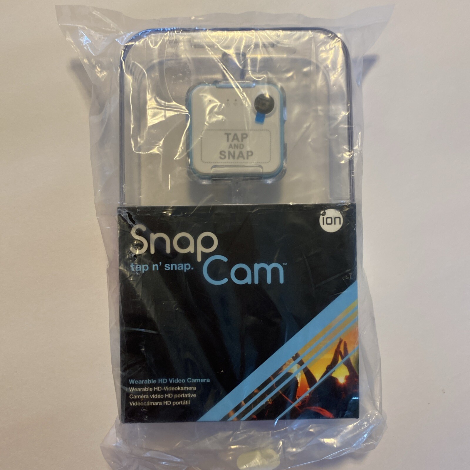 iON Camera SnapCam Wearable HD Camera with Wi-Fi & Bluetooth (White) ION1049