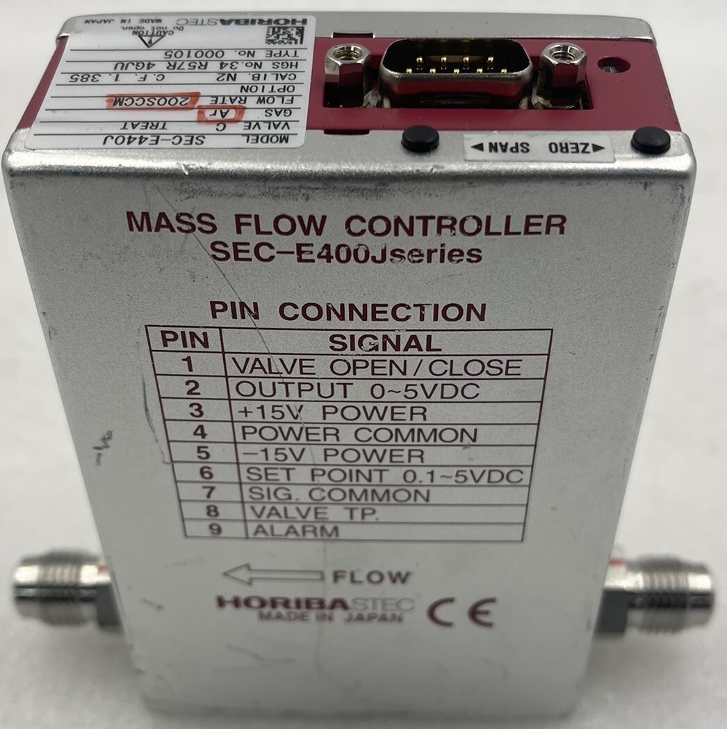 HoribaSTEC SEC-E440J Mass Flow Controller 200SCCM AR