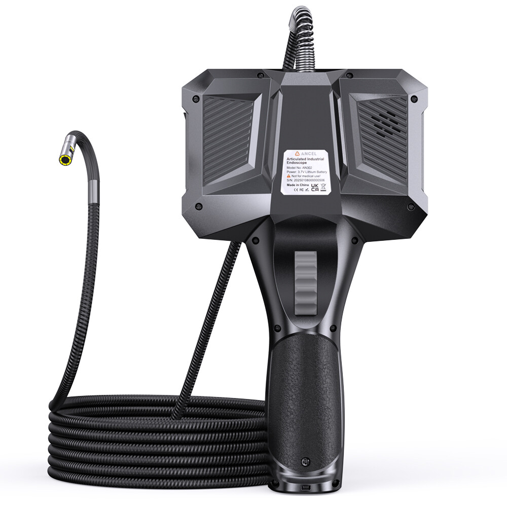 ANCEL Endoscope Camera TwoWay 210° Industrial Inspection Articulating Borescope