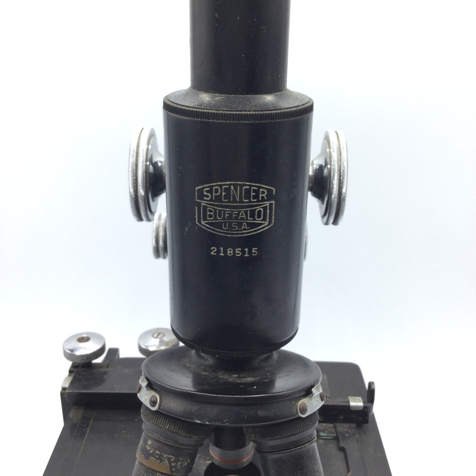 Vintage Spencer Buffalo Cast Iron Microscope 218515
