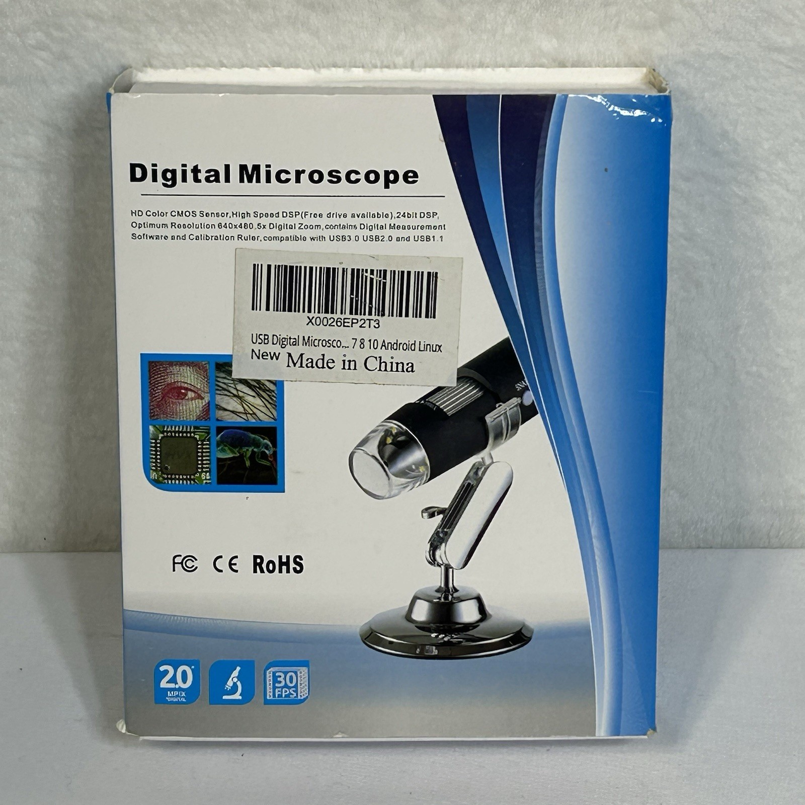 USB Digital Wireless Microscope X0026EP2T3 7 8 10 Android Linux