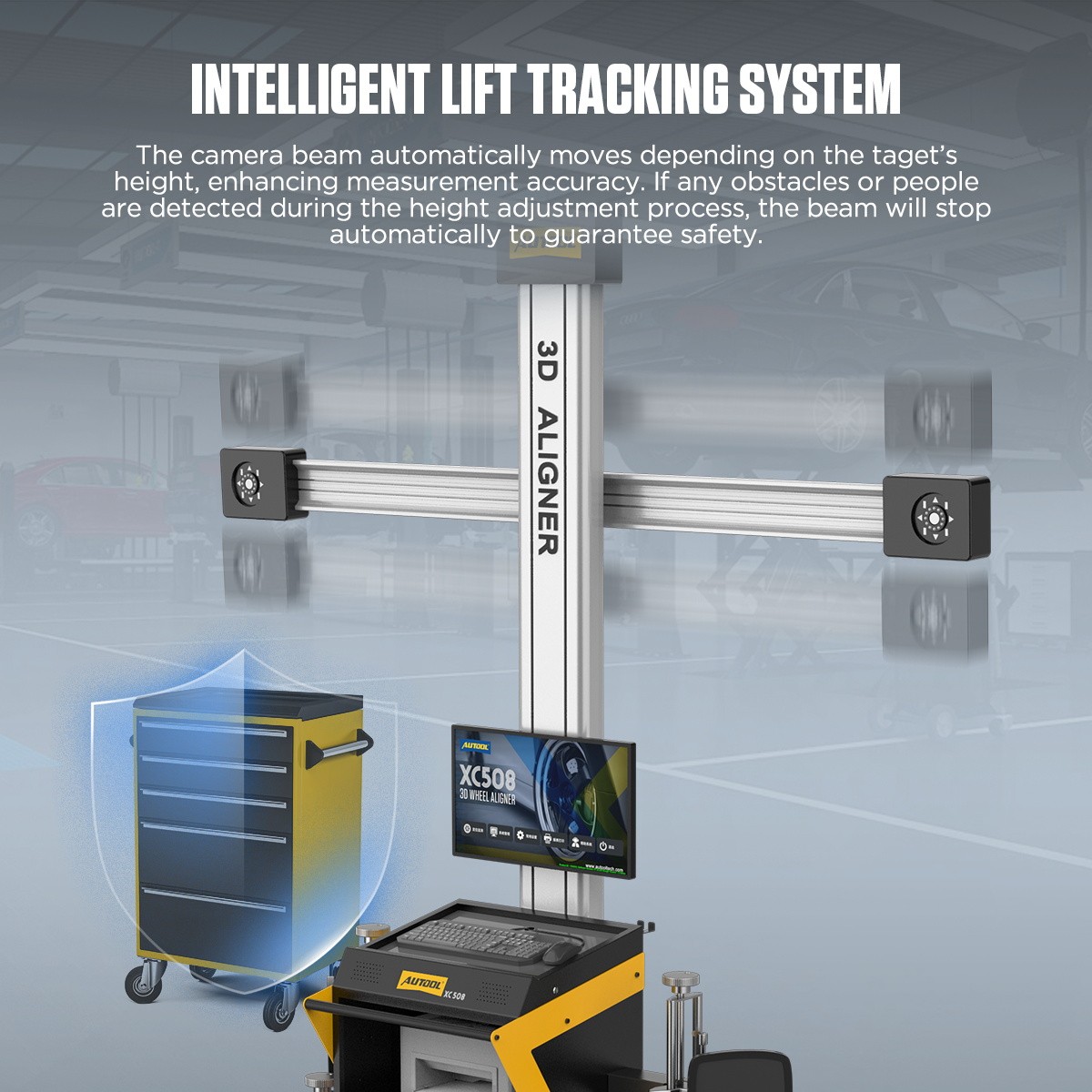 3D Wheel Alignment Machine Fully Automatic 4 Wheel Alignment Tool Professional