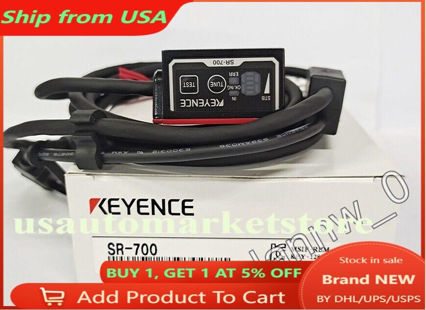 New In Box KEYENCE SR-700 Barcode Reader Scanner Free fast shipping