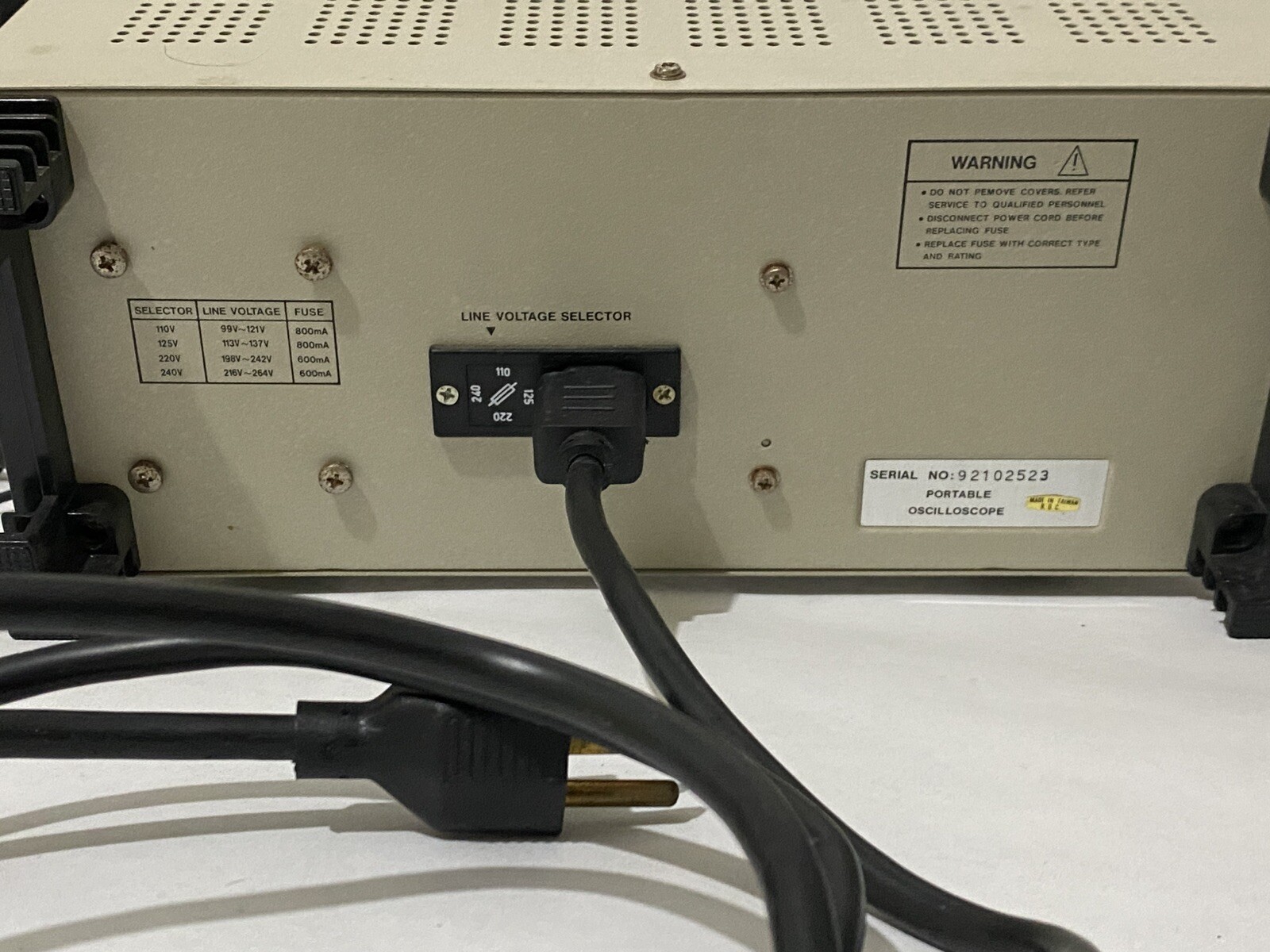 OSCILLOSCOPE ELENCO 40MHZ Model S-1340