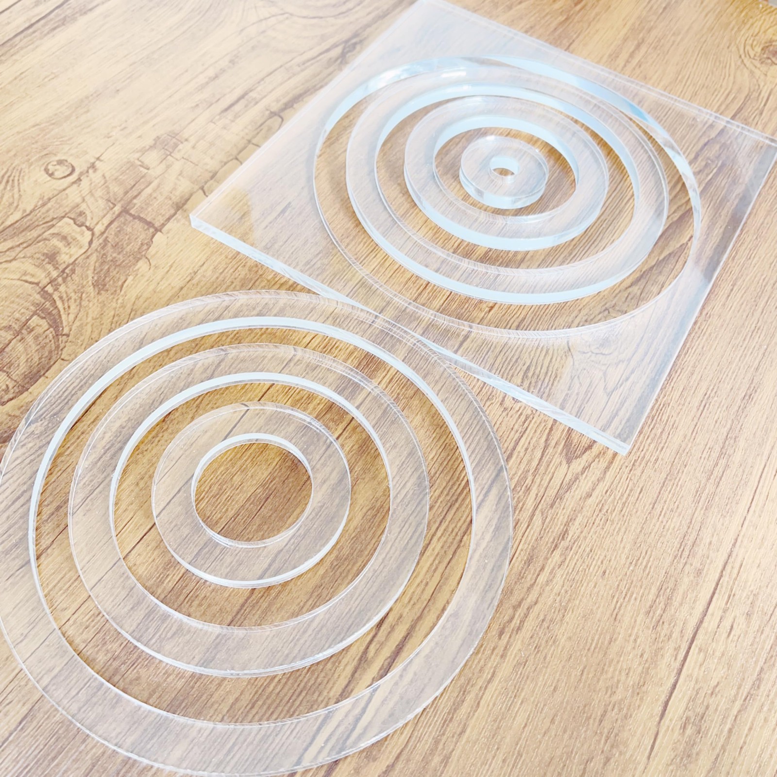 Multi Circle Router Jig - Woodworking & Craft Tracing Template