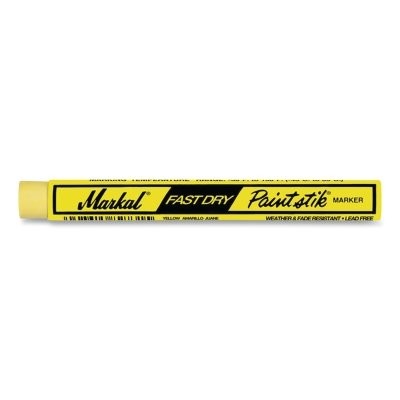 Fast Dry Paintstik Solid Paint Marker, 3/8 in x 4.75 in L, Yellow LA-CO