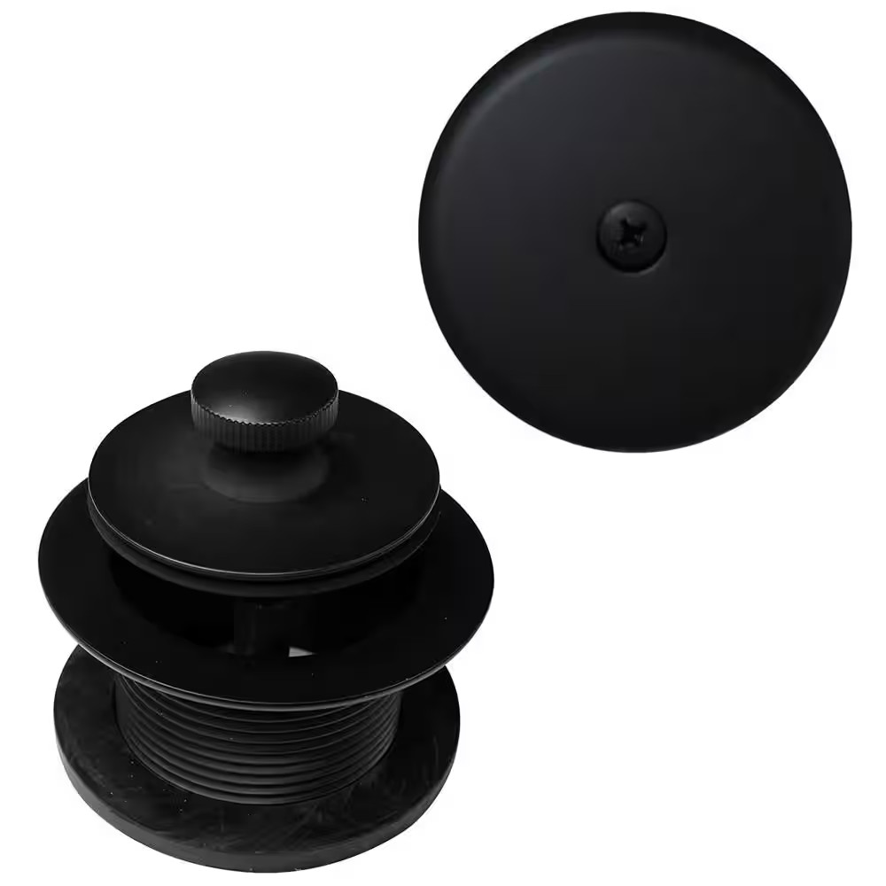 1-1/2 In. NPSM Coarse Thread Twist and Close Tub Trim Set with 1-Hole Overflow F