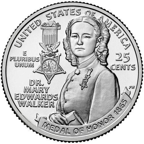 2024-P American Women Quarter DR MARY EDWARDS WALKER  In Hand