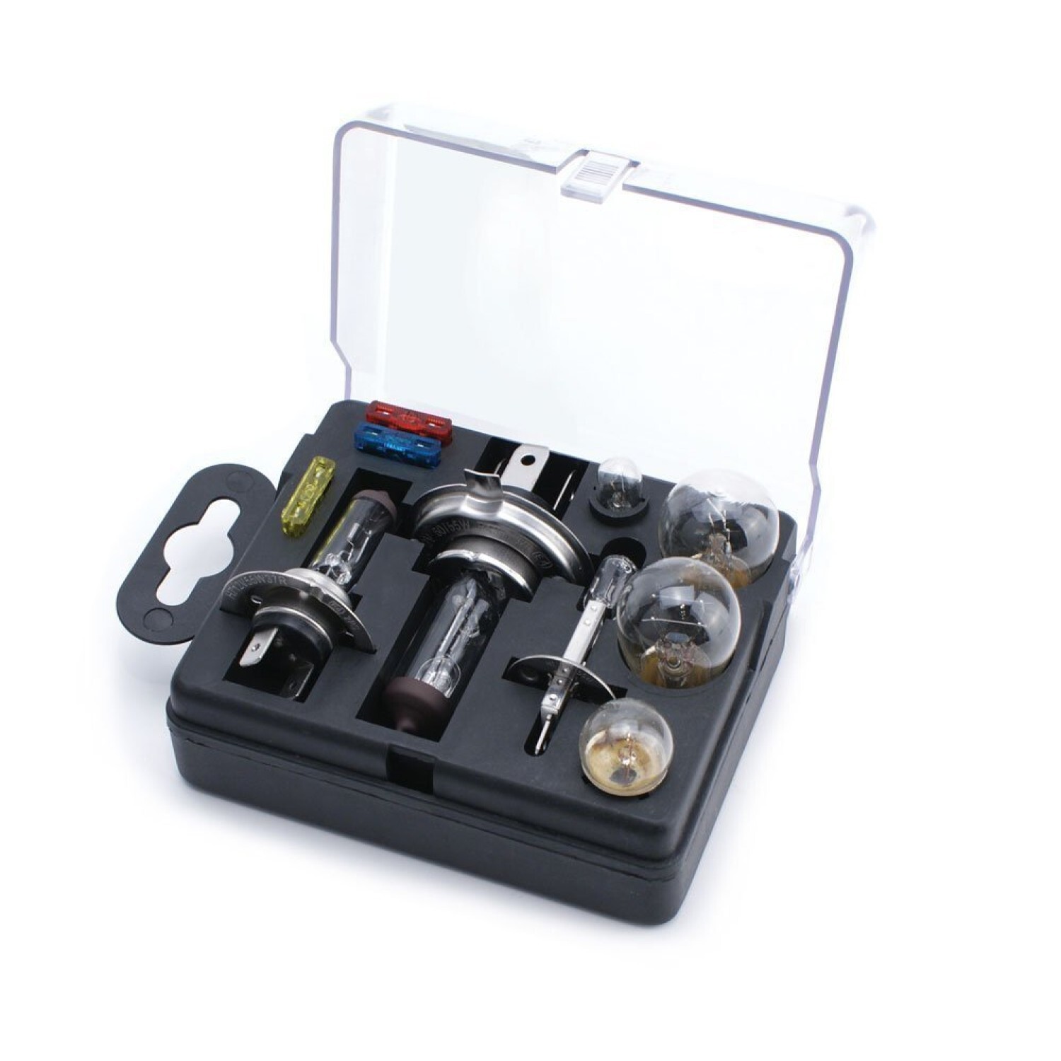 Emergency and European Travel H1, H4 & H7 Bulb & All Fuse Kit Set