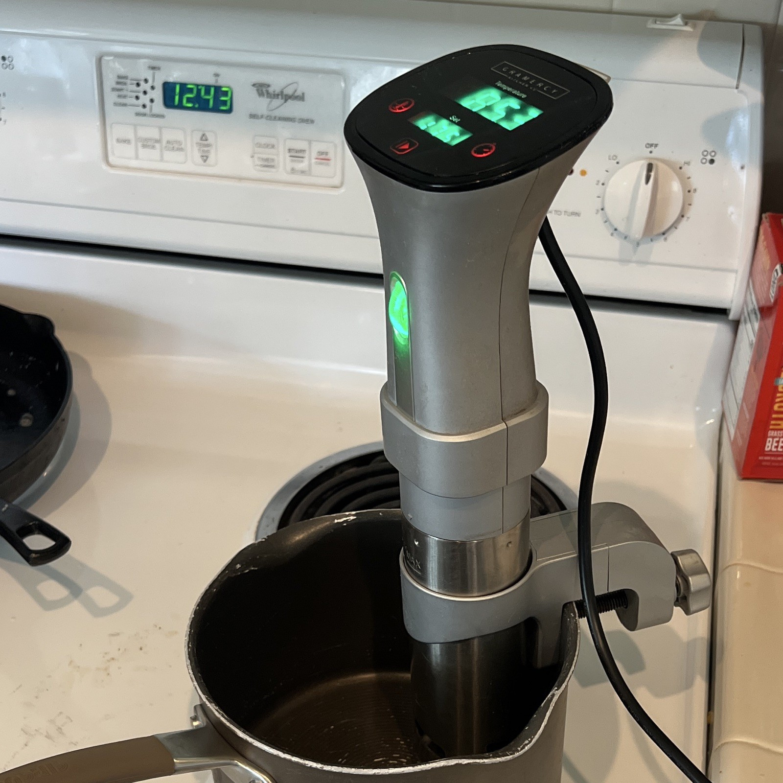 Gramercy Kitchen Co SVJ-1000 Sous Vide Cooker 800W 110V-120V Stainless