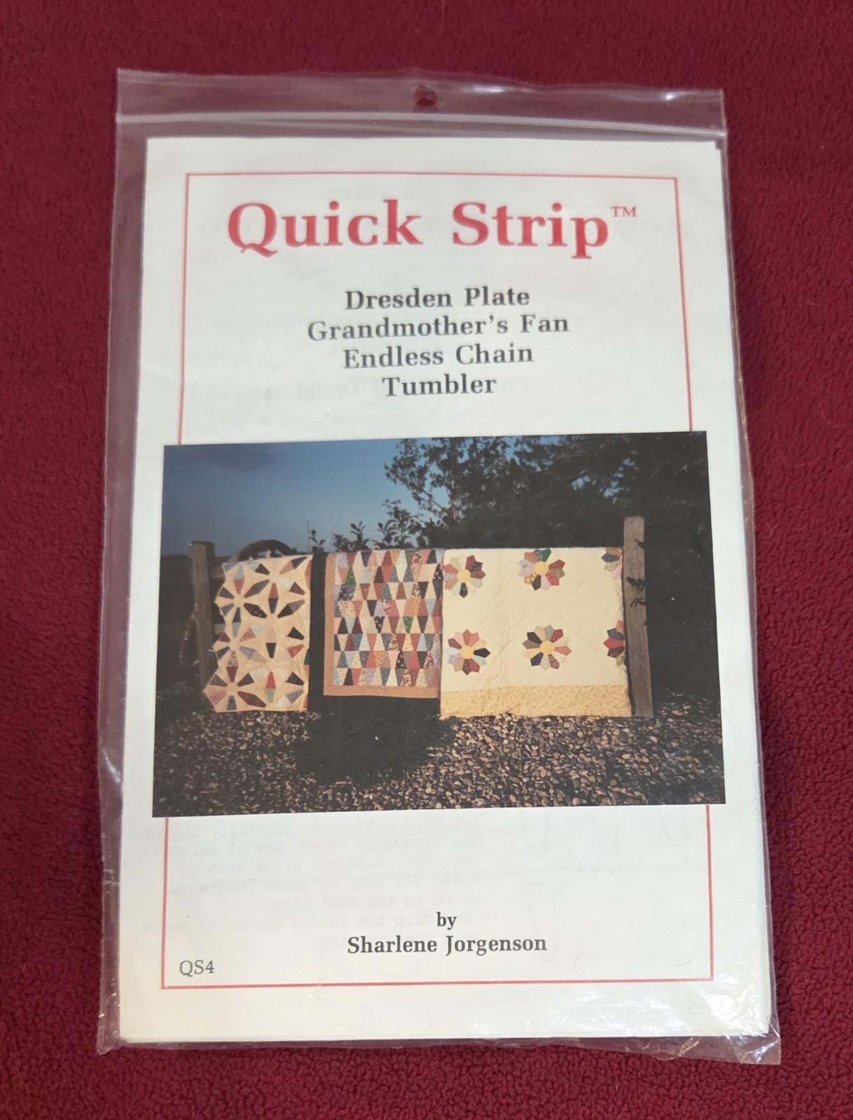 Quick Strip Dresden PLATE + 3 Others Quilting Templates Sharlene Jorgenson