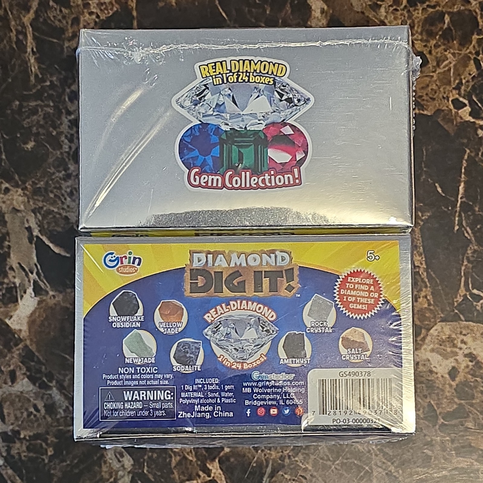 Diamond Dig It! Real Diamond Mining Kit – Lot of 2 Boxes – New