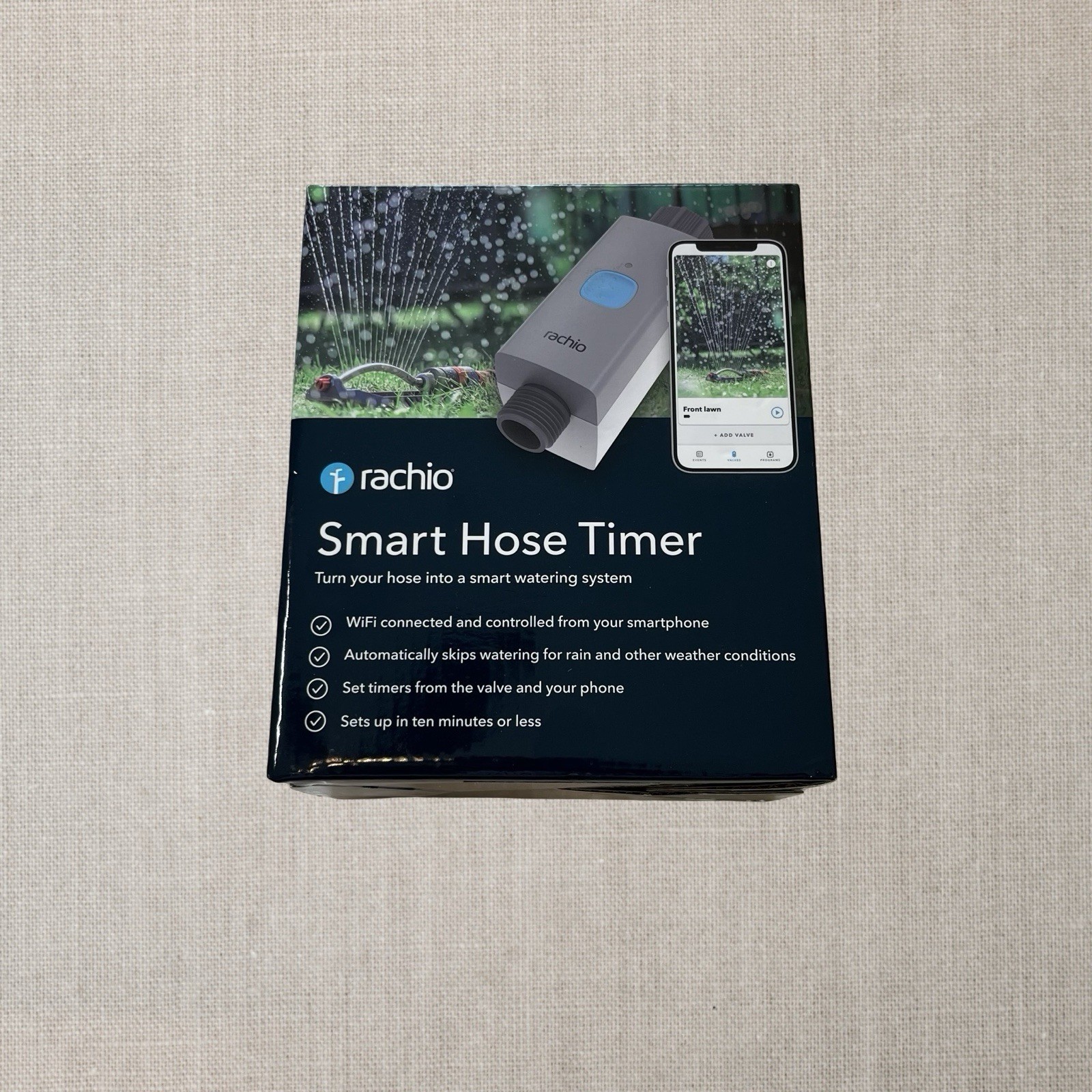 Rachio Smart Hose Timer WiFi App Control 1 Outlet Valve+Hub SHVK001 NIB