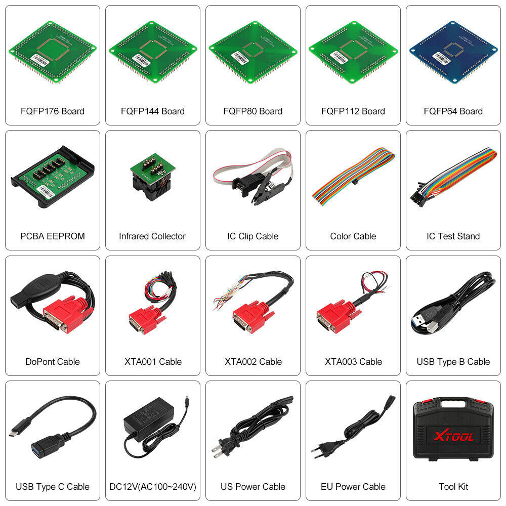XTOOL USED KC501 Car K^ey Programmer Read Write EEPROM MCU Infrared For Benz