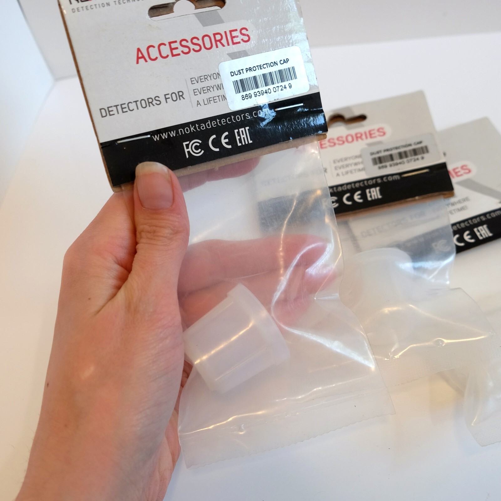 Nokta Makro Lot of 3 Dust Protection Caps PulseDive Metal Detector 17000724