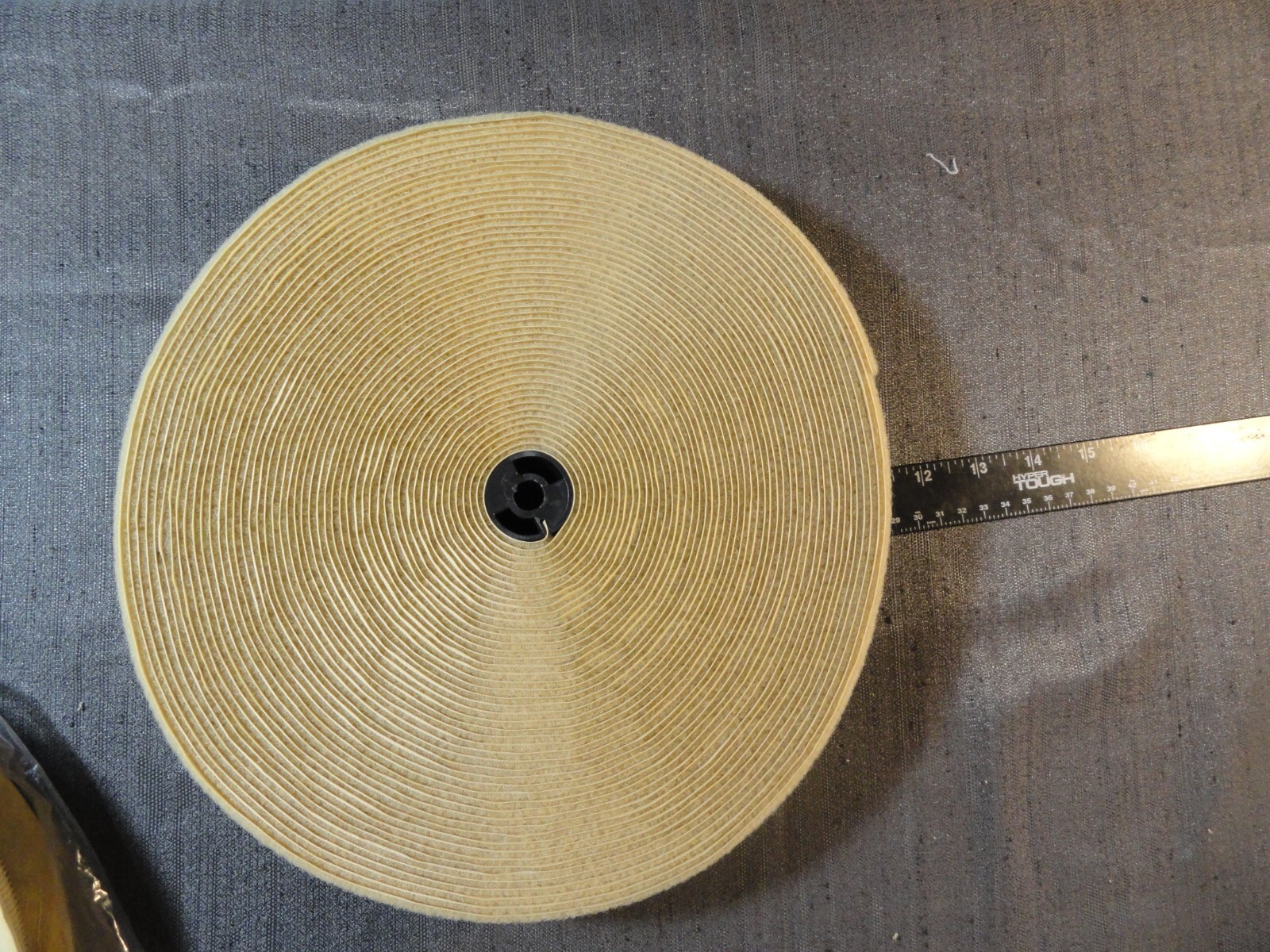 NEW COMBINATION FASTENING SYSTEMS 100% NYLON 2" HOOK & LOOP TAPE 25 YARDS BEIGE