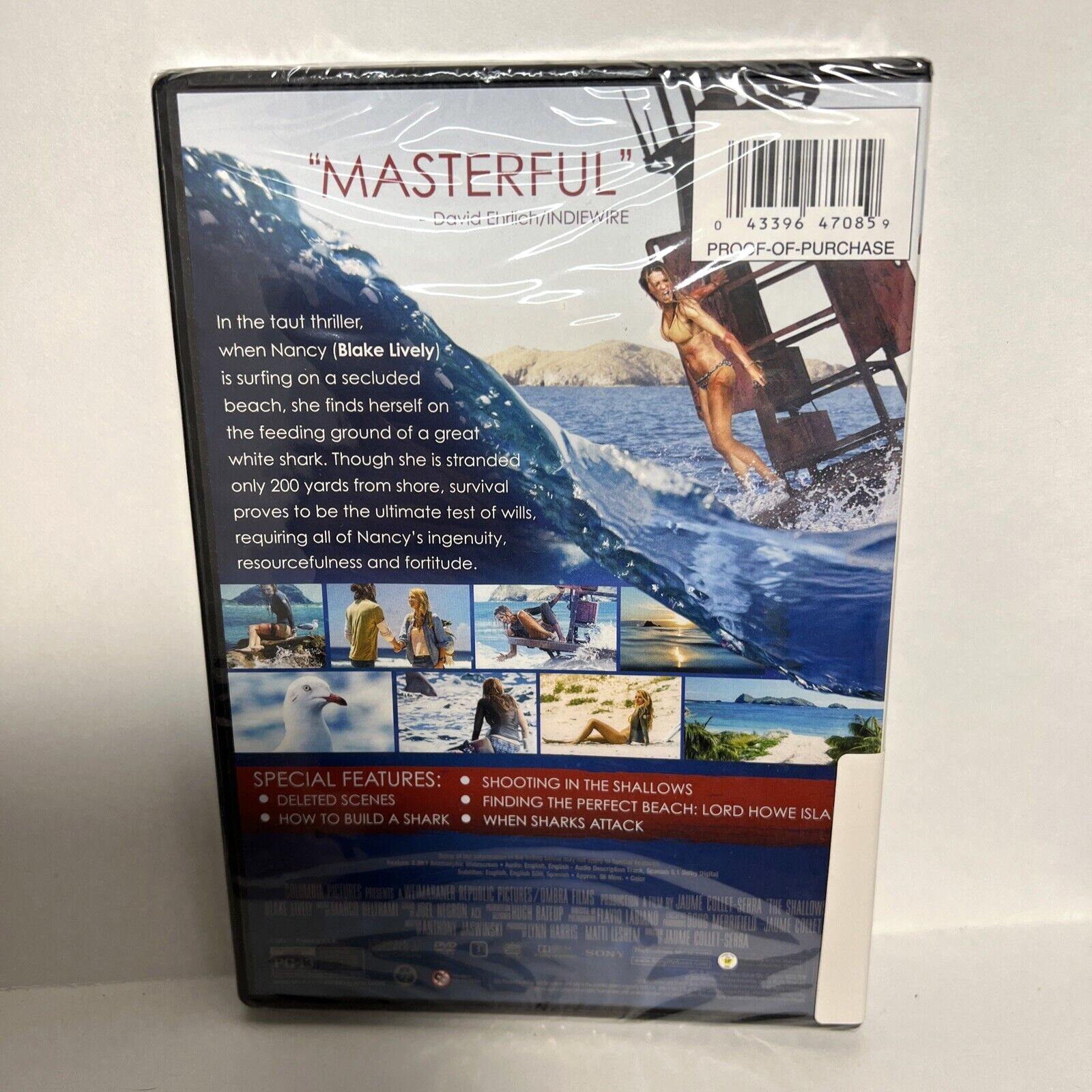 The Shallows (DVD, 2016)