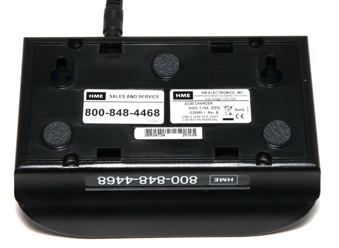 New AC50 AC-50 4-Slot Battery Charger For HME HS6100 Drive Thru Intercom BAT50