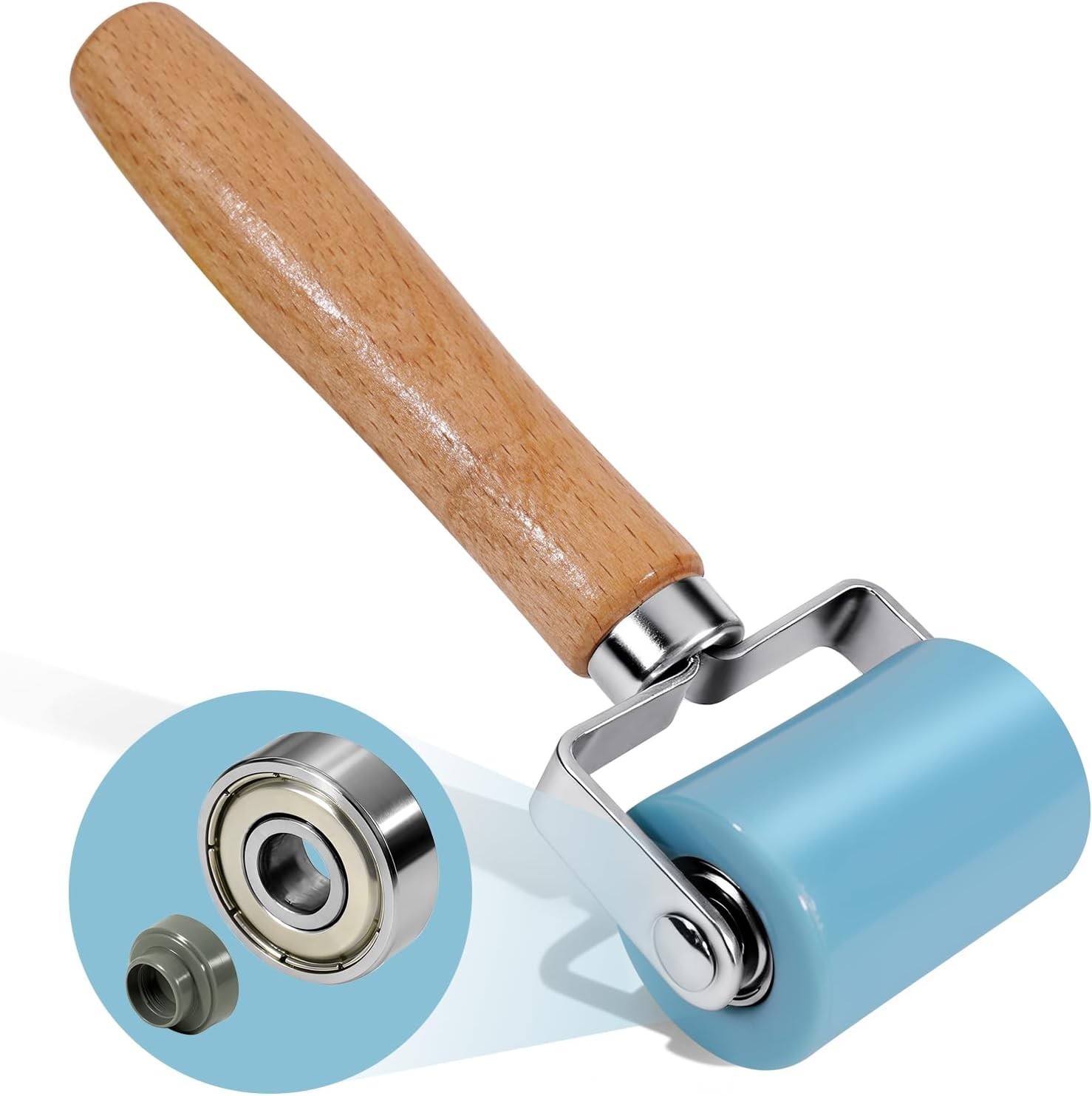 Dual Bearing PU Seam Roller for Efficient Vehicle Soundproofing Projects