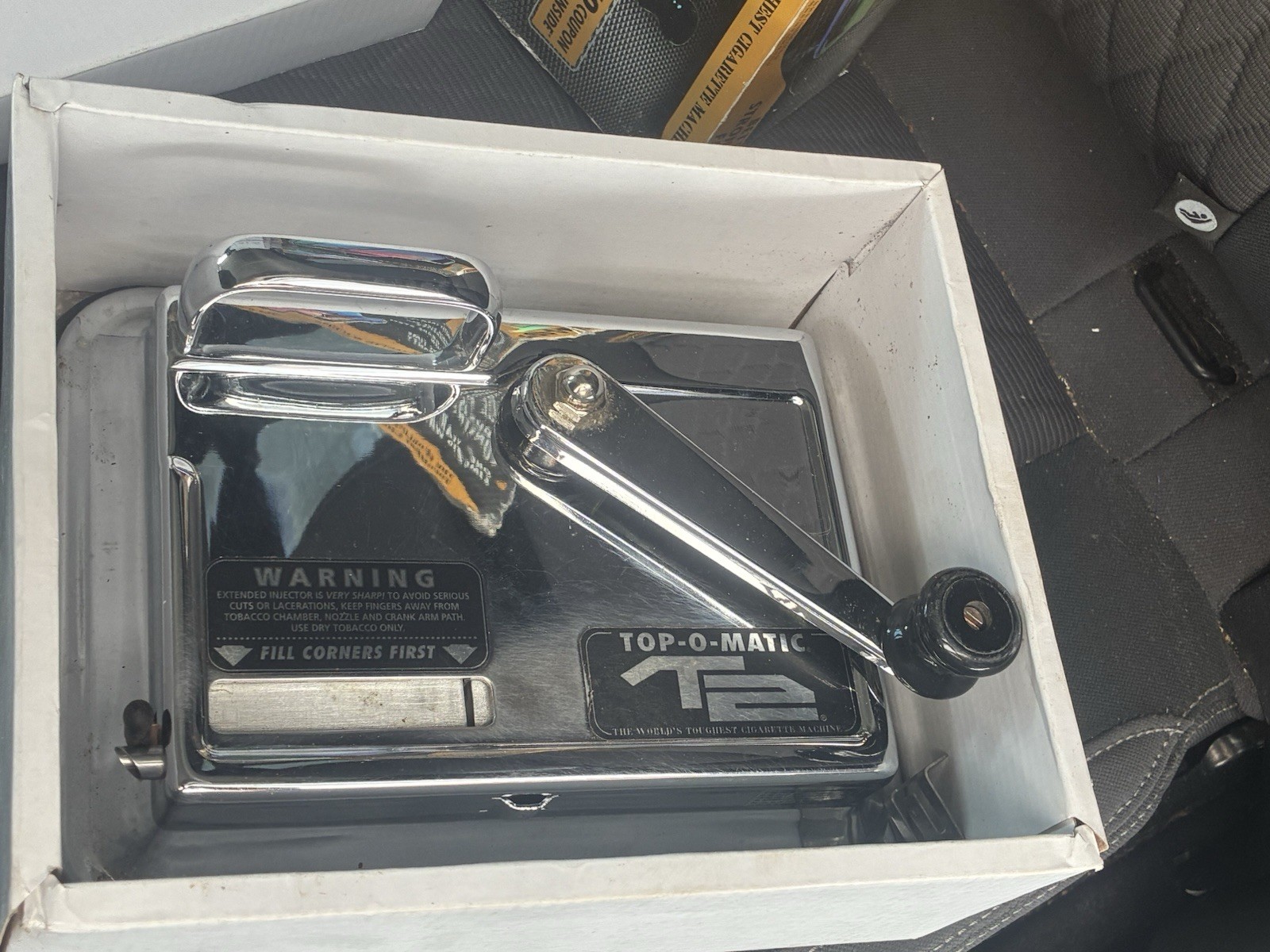 Top-O-Matic T2 Cigarette Rolling Machine in box