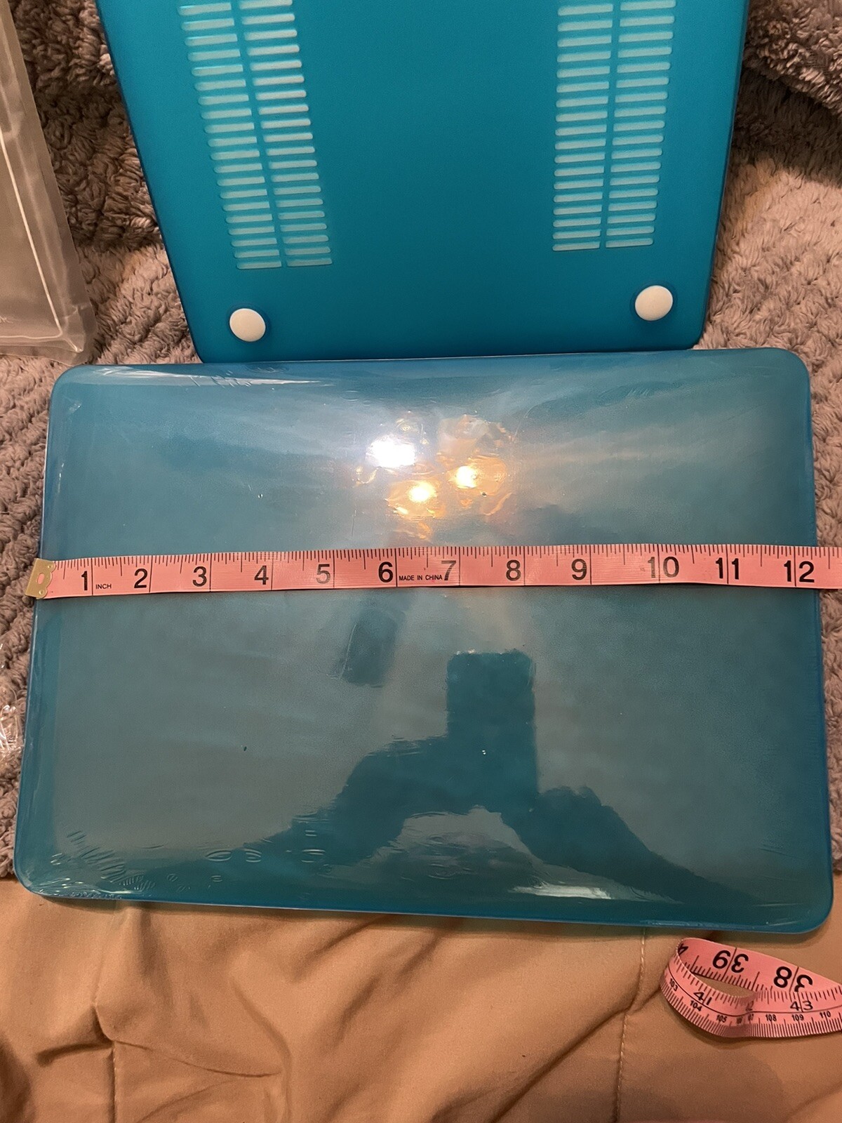 IBENZER Macbook Pro 13 Inch Case Plastic Hard Shell Cover Sky Blue !