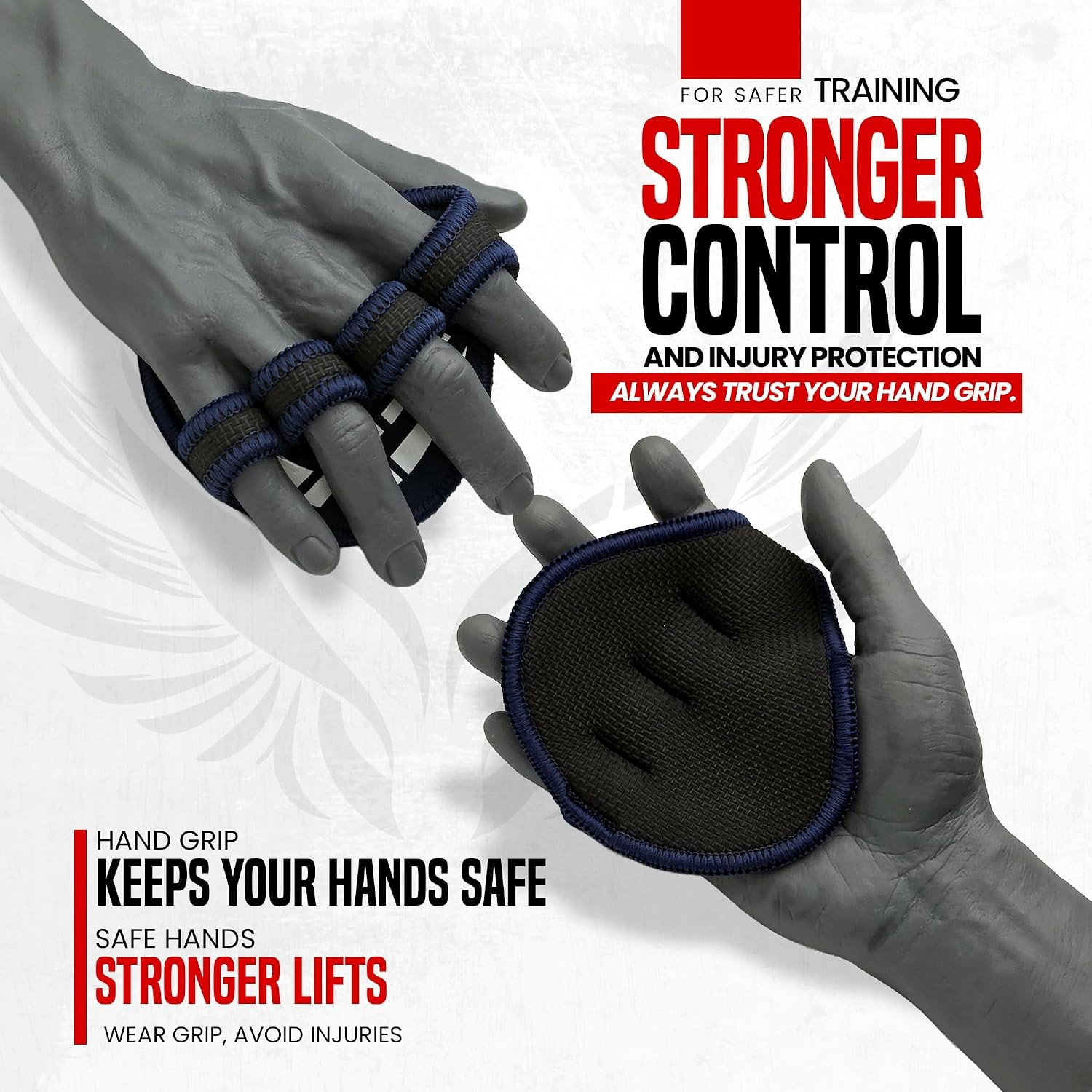 Gym Grips Pads - Neoprene Gloves Gym Palm Protector Weight Lifting Grips Repl...