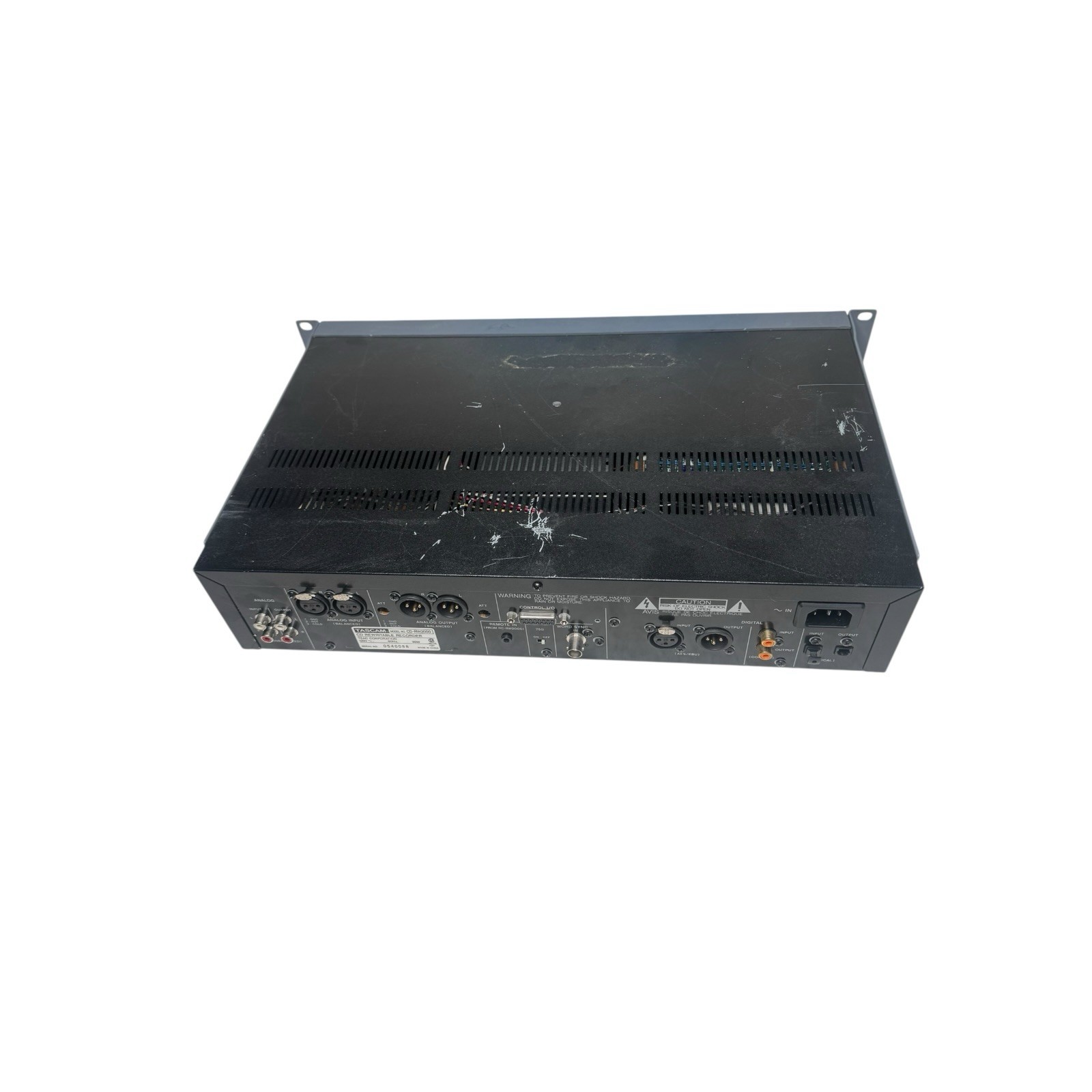 TASCAM CD-RW2000 Professional CD Rewritable Player And Digital Recorder