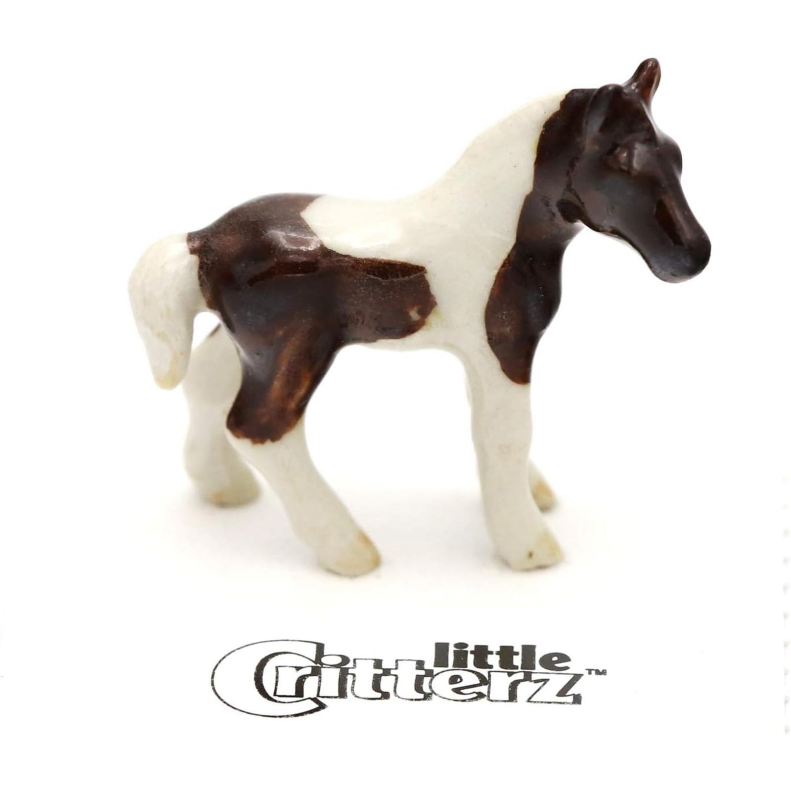 Little Critterz Horse - Wild Pony "Misty" Animal - Miniature Porcelain Figurine