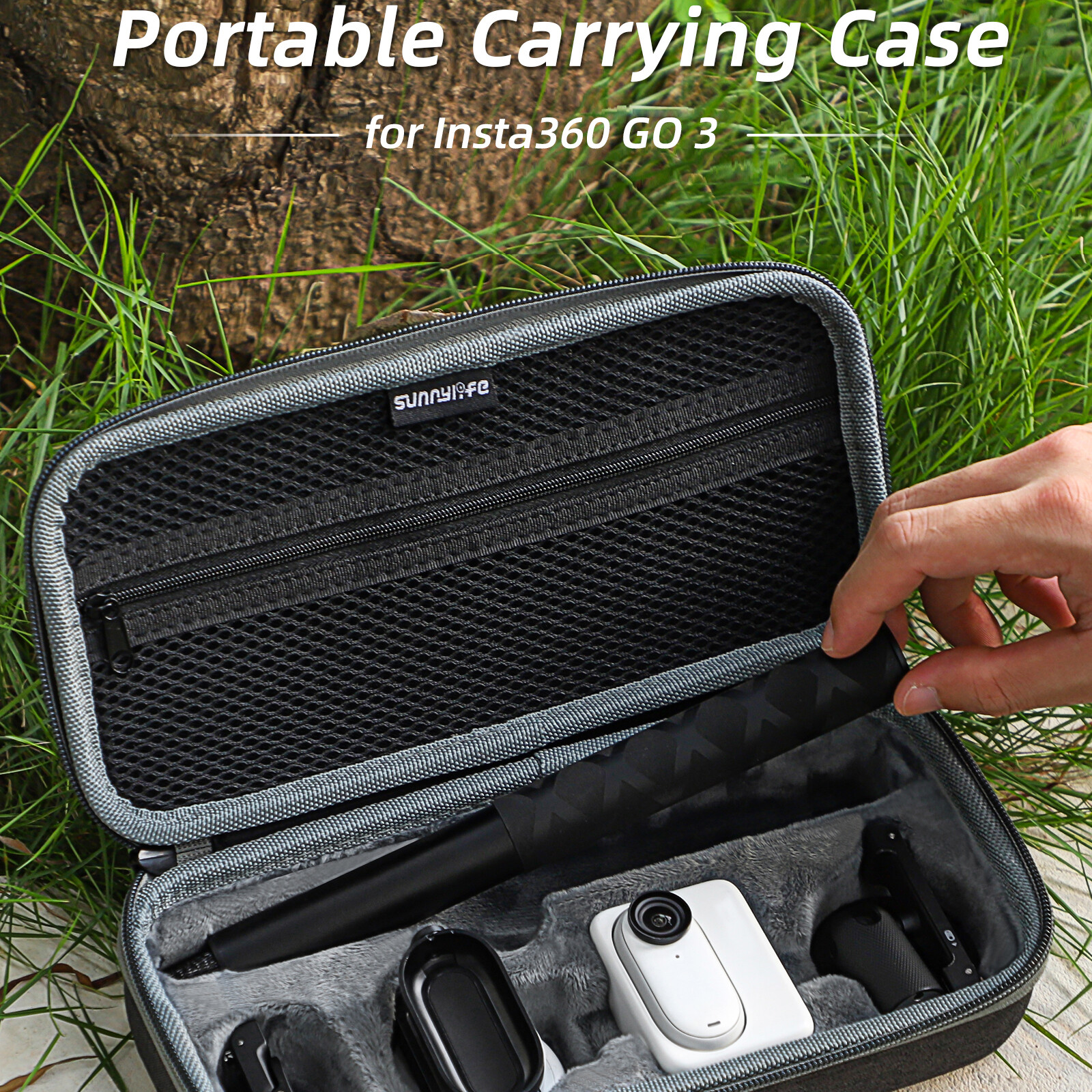 Portable Carrying Case Storage Case Storage Bag for Insta360 GO 3/Insta360 GO 3S