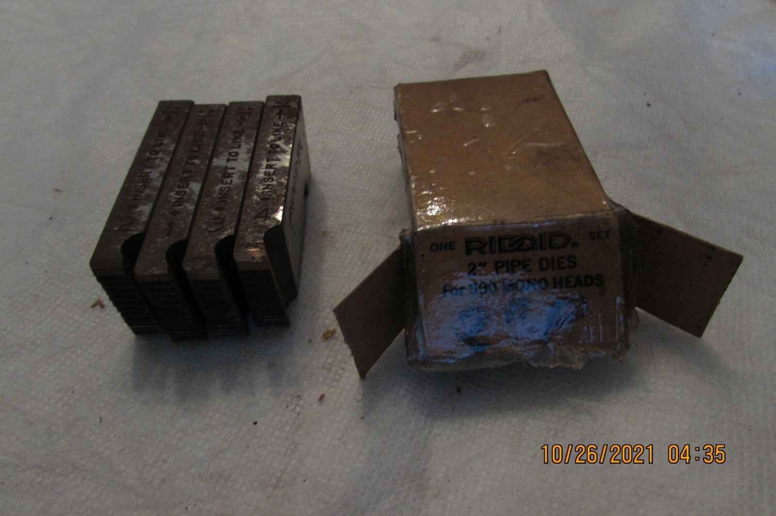 RIDGID USA 2" Pipe Threading  Dies Chasers 4 500 Mono Head NOS Never Used