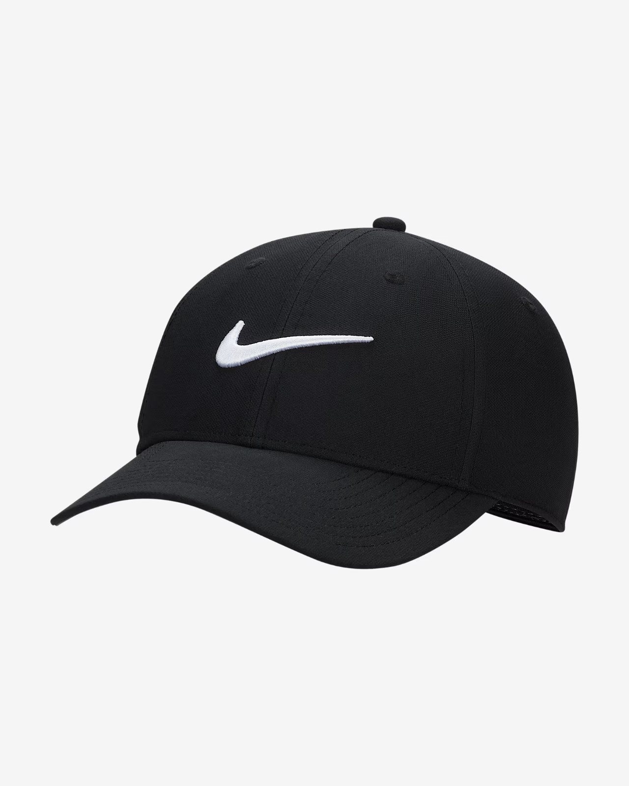 Nike Dri Fit Club Structured Swoosh Golf Cap Size S/M Black FB5625 010 New