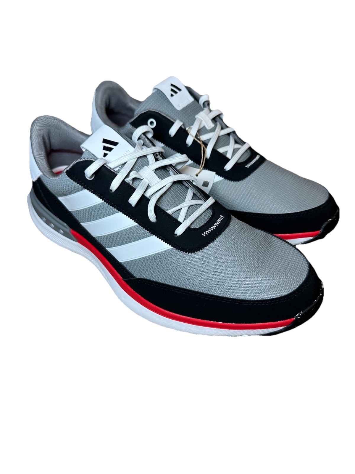 Adidas S2G SL 24 Spikeless Men's Golf Shoes Sz 8 Grey/White/Black W/box