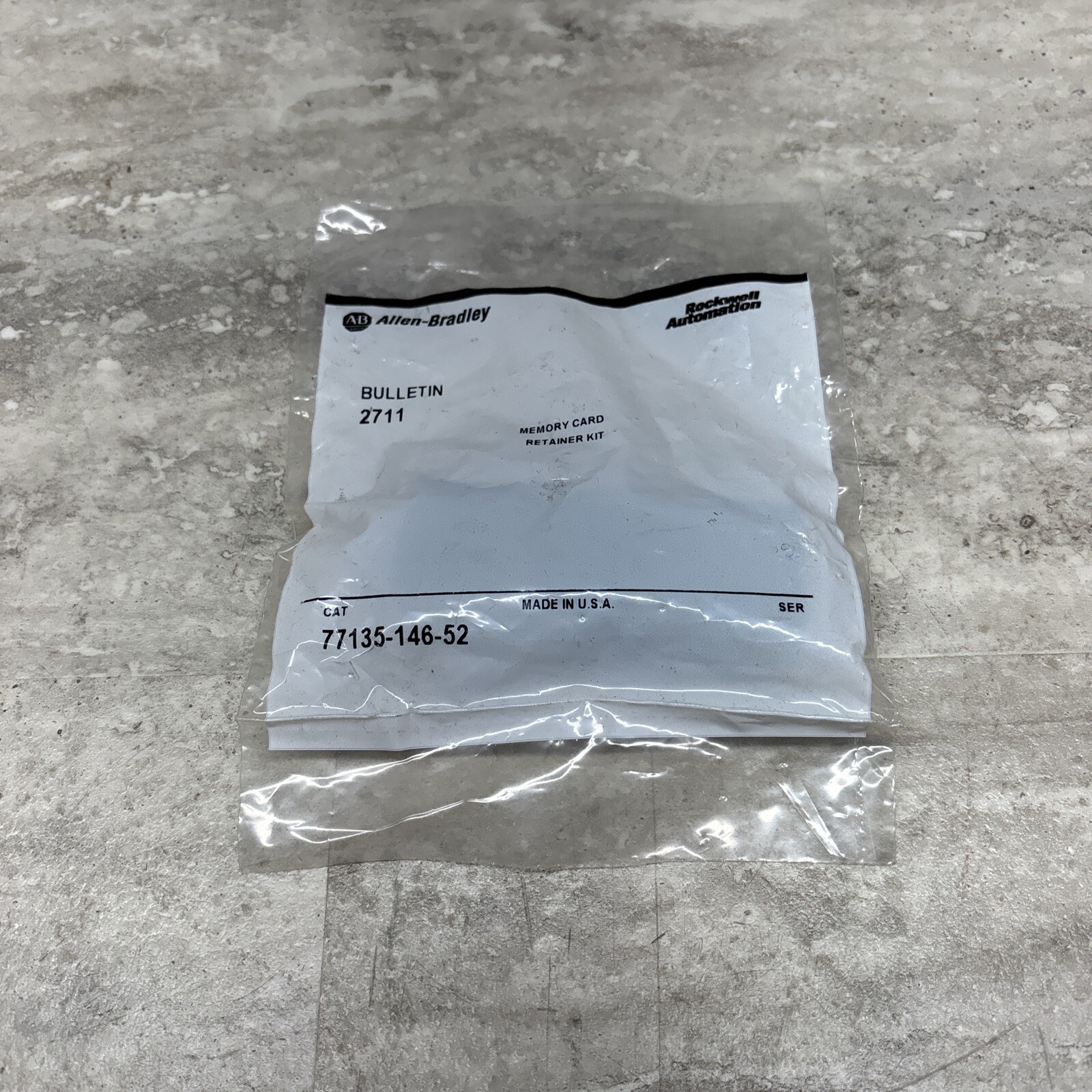 Allen Bradley 77135-146-52 Memory Card Retainer Kit, New
