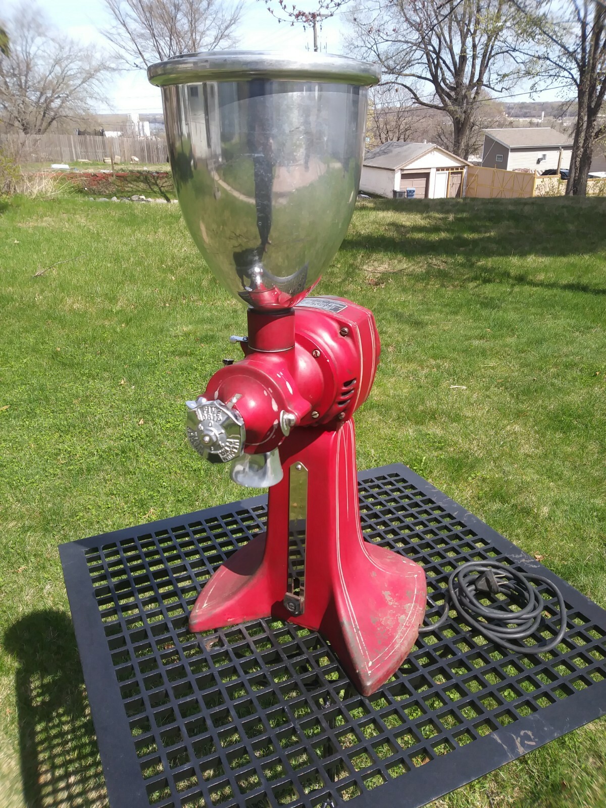 Vintage American Duplex Electric Coffee Cutter (Grinder) in Working Condition